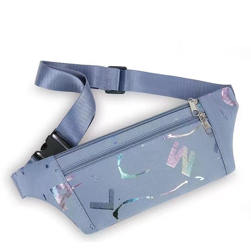 New Sports Waist Bag Running Fitness Mobile Phone Bag Men's and Women's Multi-Functional Outdoor Equipment Leisure Small Belt Bag Cashier