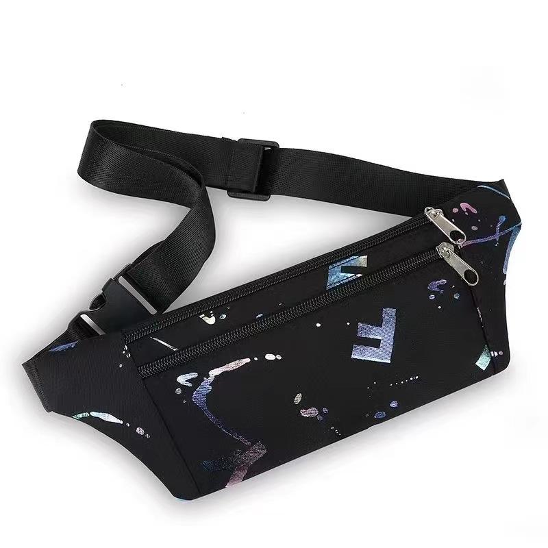 New Sports Waist Bag Running Fitness Mobile Phone Bag Men's and Women's Multi-Functional Outdoor Equipment Leisure Small Belt Bag Cashier