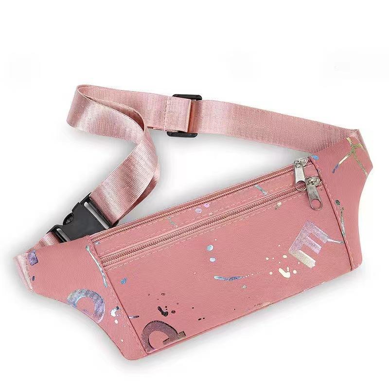 New Sports Waist Bag Running Fitness Mobile Phone Bag Men's and Women's Multi-Functional Outdoor Equipment Leisure Small Belt Bag Cashier