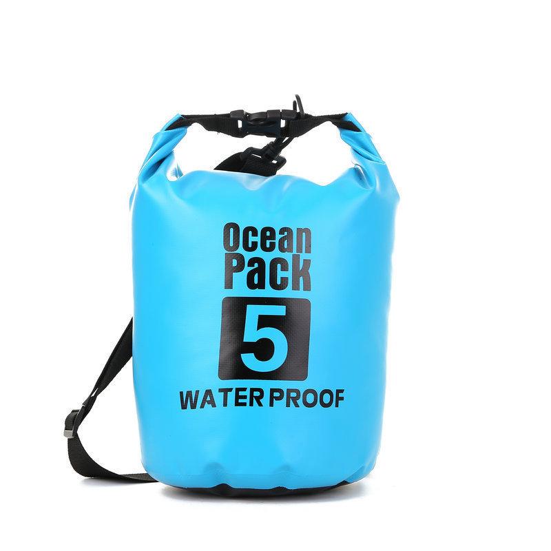 Factory Direct Outdoor Waterproof Bag Beach Swimsuit Storage Bag Swimming Single and Double Shoulder Backpack Drifting Upstream Waterproof Bag