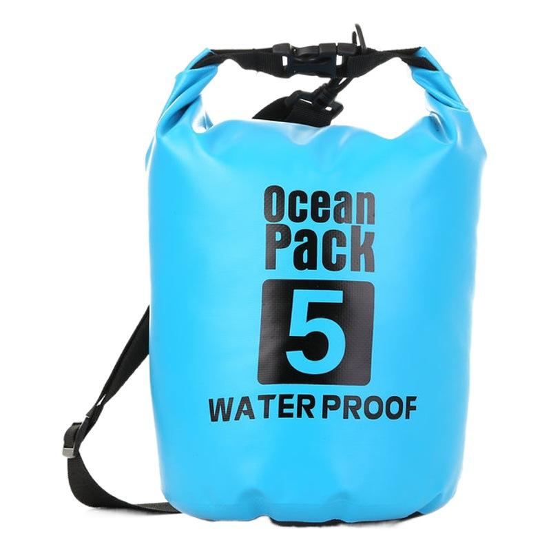 Factory Direct Outdoor Waterproof Bag Beach Swimsuit Storage Bag Swimming Single and Double Shoulder Backpack Drifting Upstream Waterproof Bag