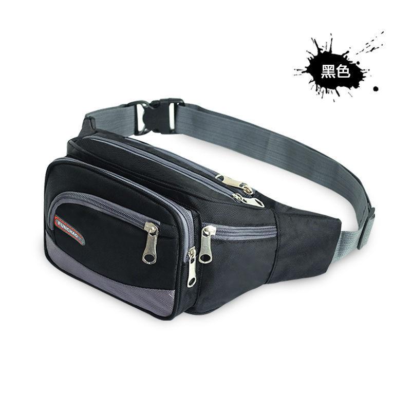 Men's Waist Bag Large Capacity Waist Bag Wholesale New Men's and Women's Multi-Functional Waterproof Business Bag Sports Phone Bag