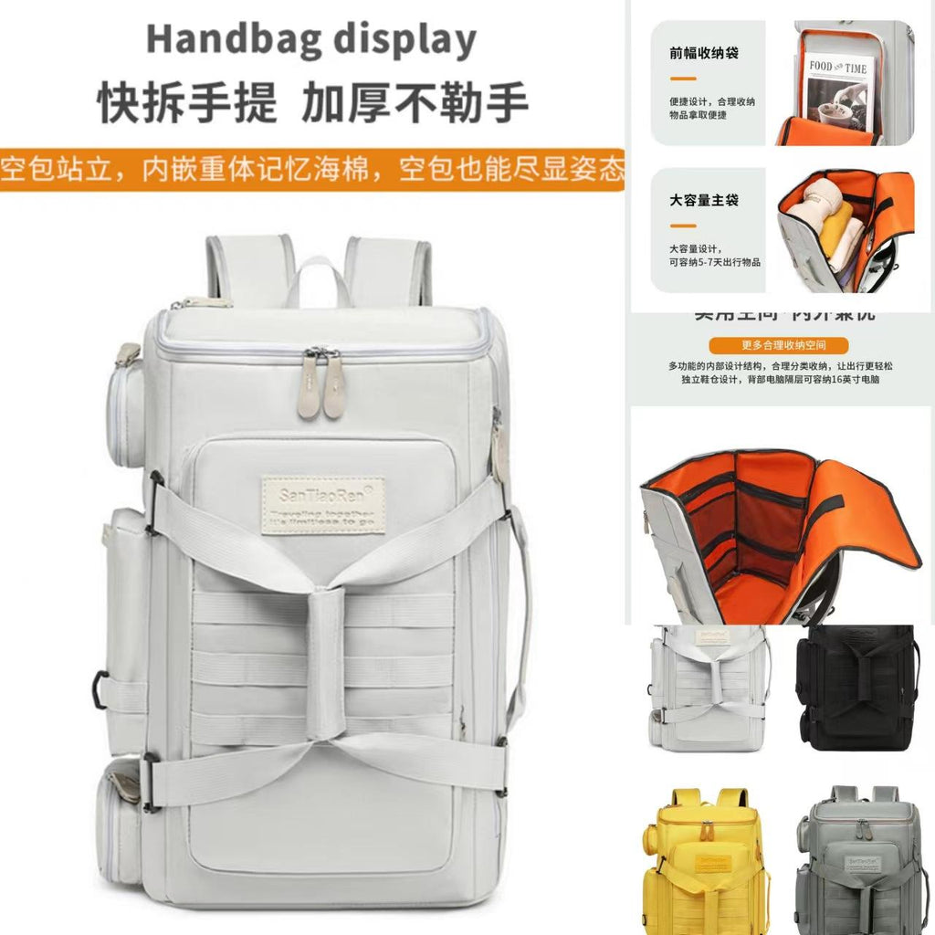 Large Capacity Travel Bag Wet and Dry Separation Multifunctional Sports Travel Mountaineering Backpack Lightweight Backpack in Stock