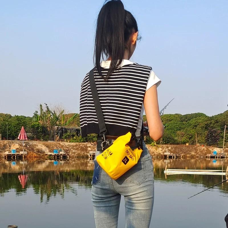 Drifting Outdoor Waterproof Bag Seaside Swimming Special Diving Messenger Bag Snorkeling Shoulder Bag Portable Storage Waterproof Bag