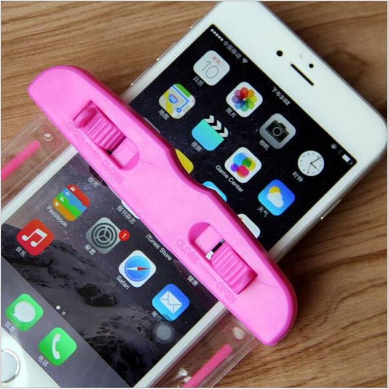 Transparent Luminous Mobile Phone Waterproof Bag PVC Swimming Bag Fluorescent Waterproof Bag Sports Outdoor Bag Mobile Phone Diving Bag