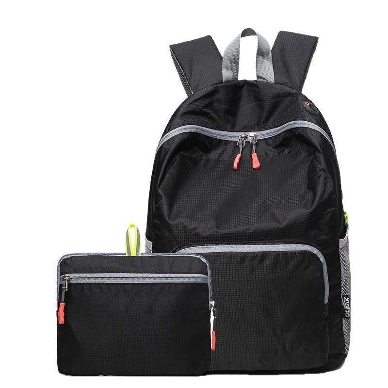 Ultra-Light Outdoor Portable Foldable Backpack Large Capacity Sports Men's Travel Mountaineering Bag Small Backpack Women's Schoolbag