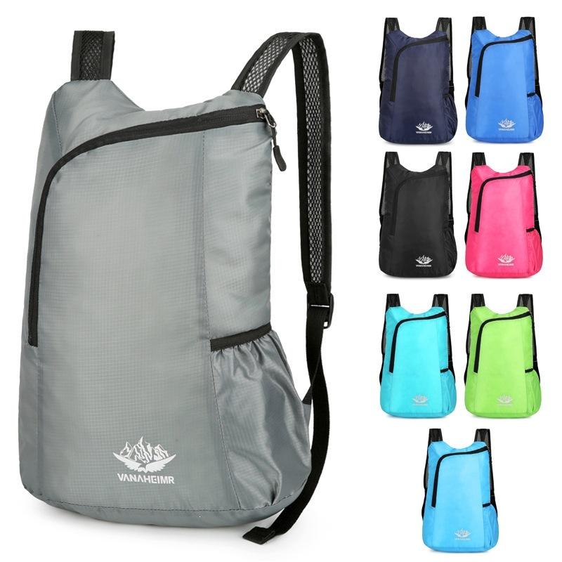 Selected Cross-Border New Folding Bag Cycling Sports Backpack Lightweight Skin Bag Portable Outdoor Hiking Bag