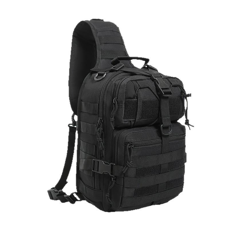 Large Capacity Cycling Satchel Outdoor Sports Chest Bag Men's Bag Tactical Camouflage Shoulder Bag Mountaineering Hiking Crossbody Bag