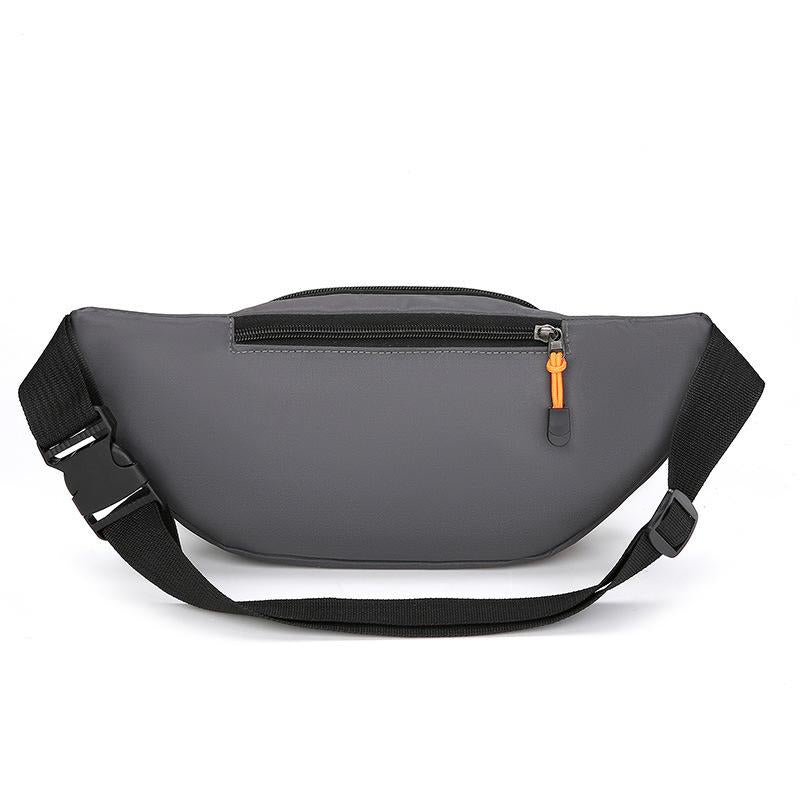 New Sports Waist Bag Men's Outdoor Multi-Functional Chest Bag Waterproof Wear-Resistant Large Capacity Cashier Bag Business Coin Purse