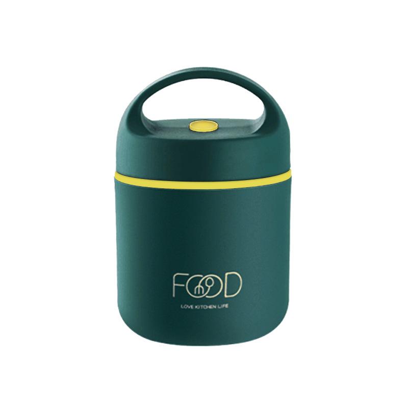 304 Stainless Steel Mini Breakfast Cup Sealed Handle Insulation Portable Outdoor Milk Portable Cup Soup Can Mug