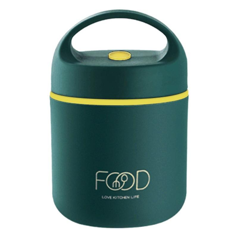 304 Stainless Steel Mini Breakfast Cup Sealed Handle Insulation Portable Outdoor Milk Portable Cup Soup Can Mug
