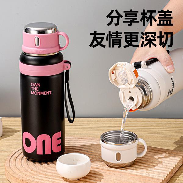 New 316 Stainless Steel Vacuum Thermos Cup Outdoor Portable Portable Braised Tea Cup Large Capacity Office Household Kettle