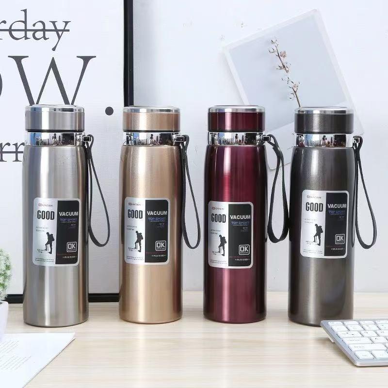 Thermal Insulation Cup Large Capacity Stainless Steel Water Cup Men's and Women's Thermal Insulation Tea Cup Outdoor Portable Car Office Teapot Water Cup