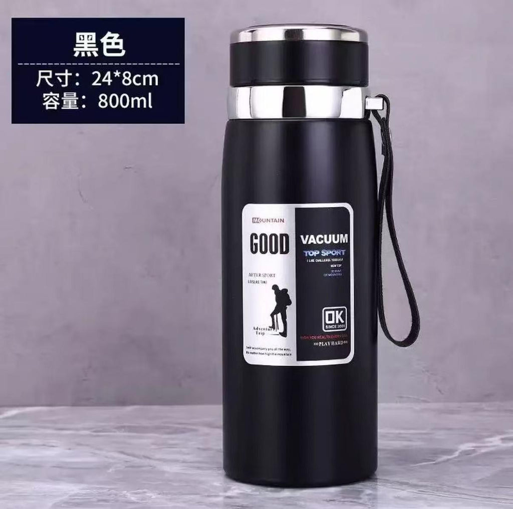 316 Stainless Steel Thermos Cup Outdoor Portable Car Kettle Travel Home Large Capacity Tea Separation Thermos