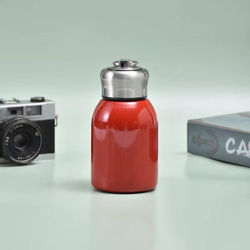 Cross-Border 304 Stainless Steel Small Fat Ding Vacuum Cup Mini Fashion Pocket Cup High-Looking Outdoor Portable Portable Portable Cup