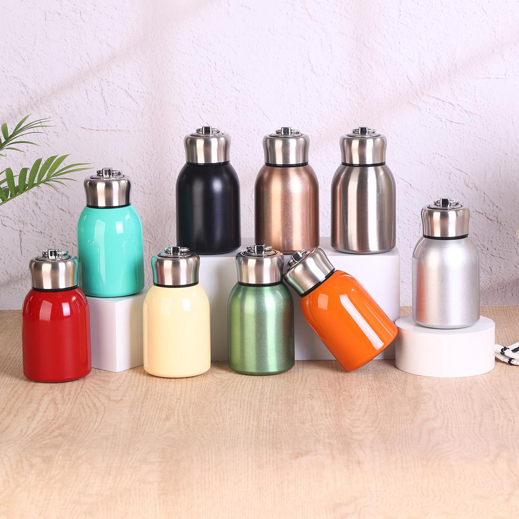 New Style High-Looking Small Fat Ding Vacuum Cup Mini Small Portable Pocket Cup Outdoor Portable Stainless Steel Car Cup