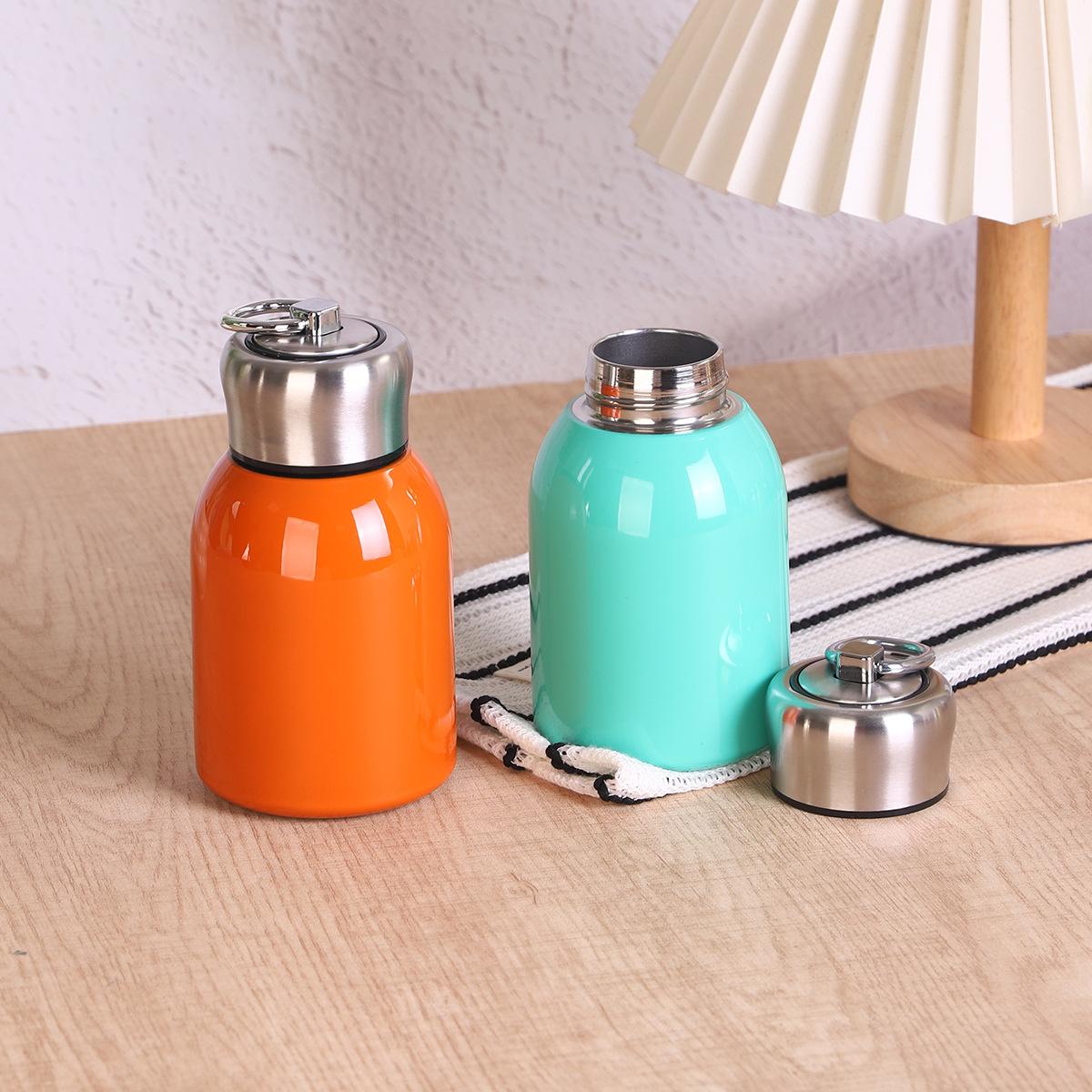 New Style High-Looking Small Fat Ding Vacuum Cup Mini Small Portable Pocket Cup Outdoor Portable Stainless Steel Car Cup