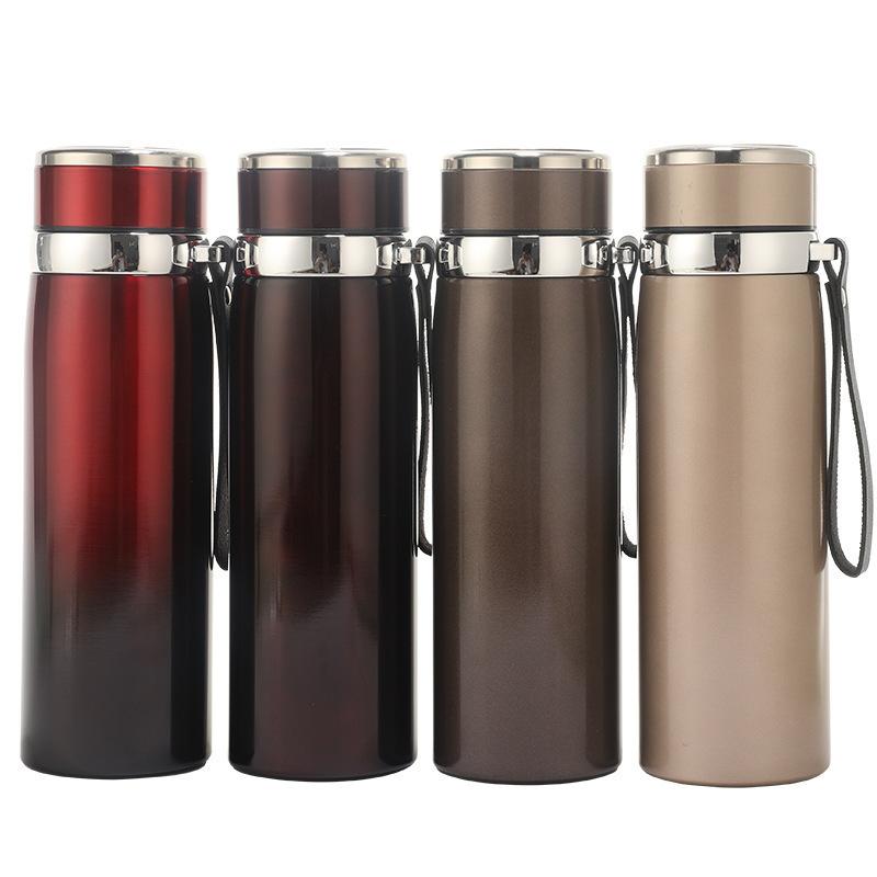 Vacuum Cup 316 Stainless Steel Large Capacity Wholesale Outdoor Traveling Car Travel with Rope Kettle Gift Wholesale