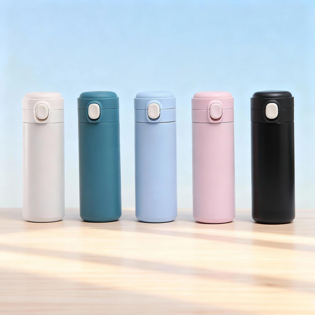 Thick 304 Stainless Steel Pea Cup Outdoor Portable Pocket Cup Student Female Bounce Cup Double-Layer Water Cup Vacuum Cup