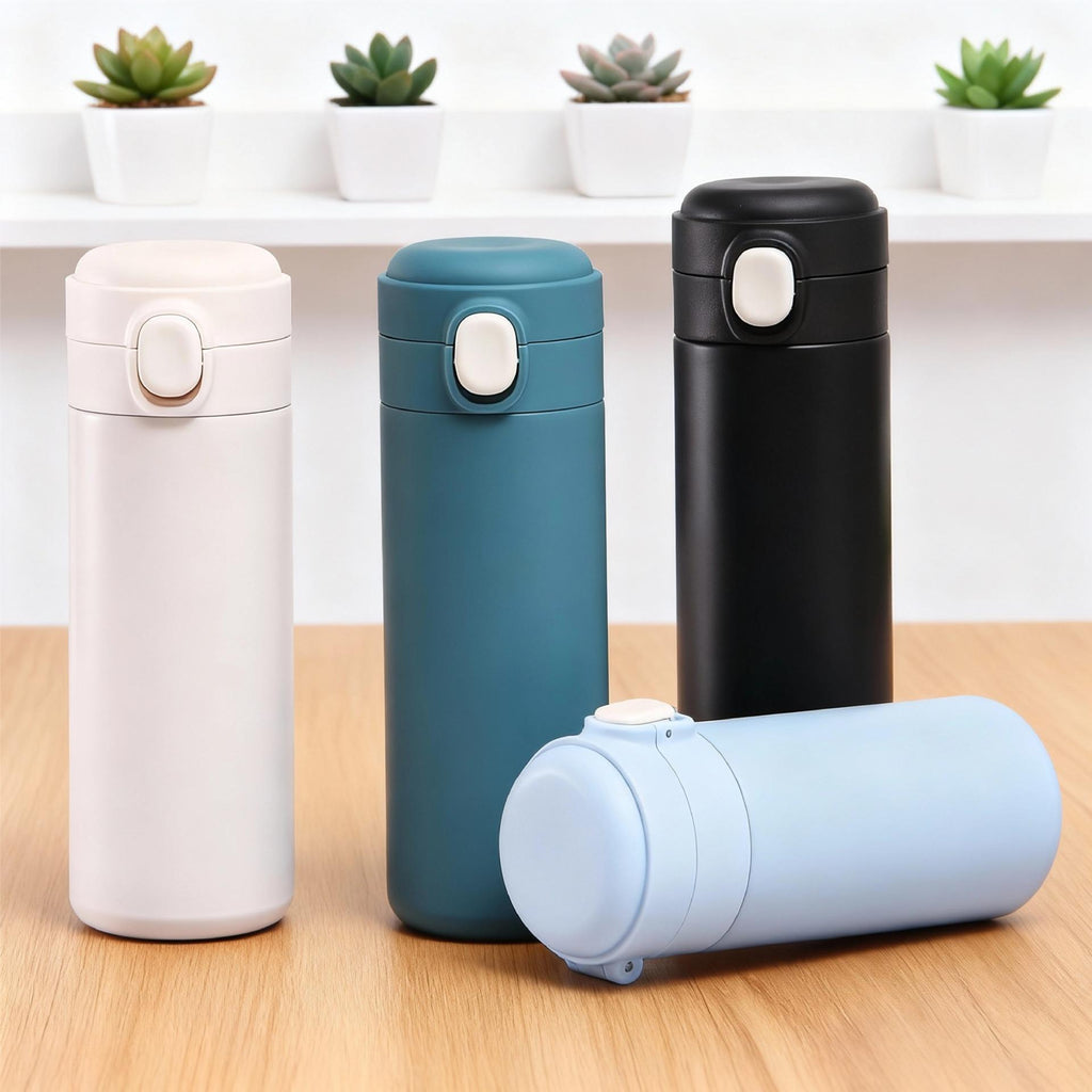 Thick 304 Stainless Steel Pea Cup Outdoor Portable Pocket Cup Student Female Bounce Cup Double-Layer Water Cup Vacuum Cup