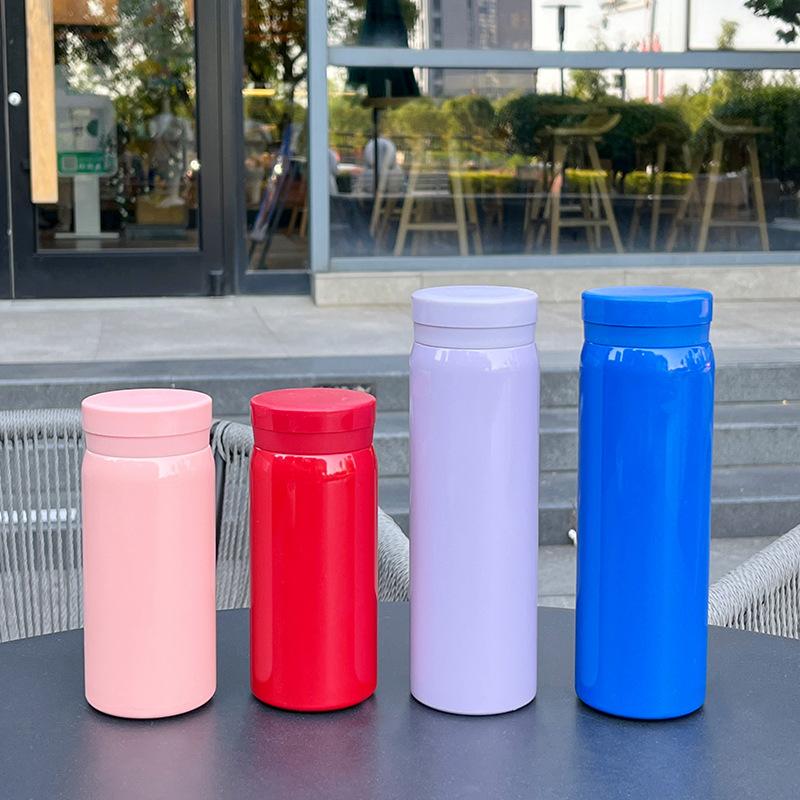 Women's Vacuum Cup, Simple and Portable Mini Small Stainless Steel Pocket Cup, Student Outdoor Sports Cup Customization