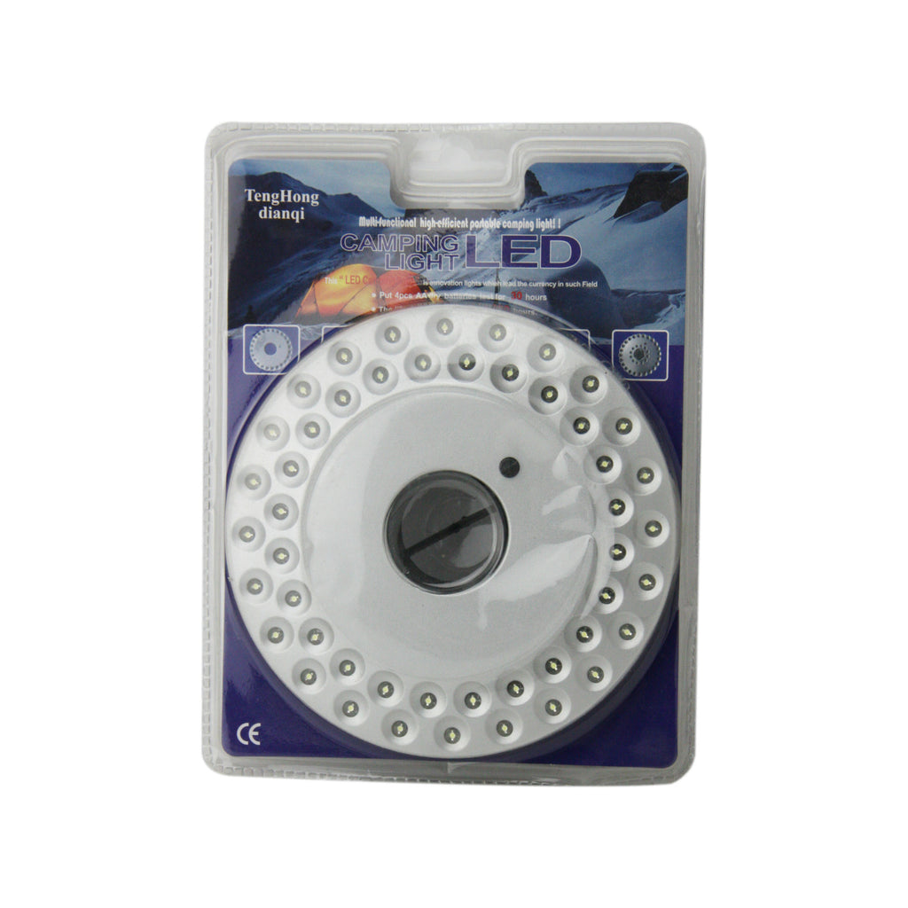 Outdoor Camping Adventure 48led Disc Light Umbrella Light Camping Light Tent Light Emergency Light Three-Stop Lighting