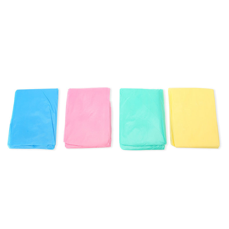Outdoor Travel Portable Disposable Raincoat Summer Mountaineering Long-Sleeved Poncho Cross-Border At9027 One-Piece Delivery