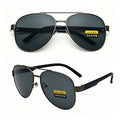 New Polarized Sunglasses Men's Driving Fishing Square Metal Frame Sunglasses Fashion Glasses Men's Polarized Glasses