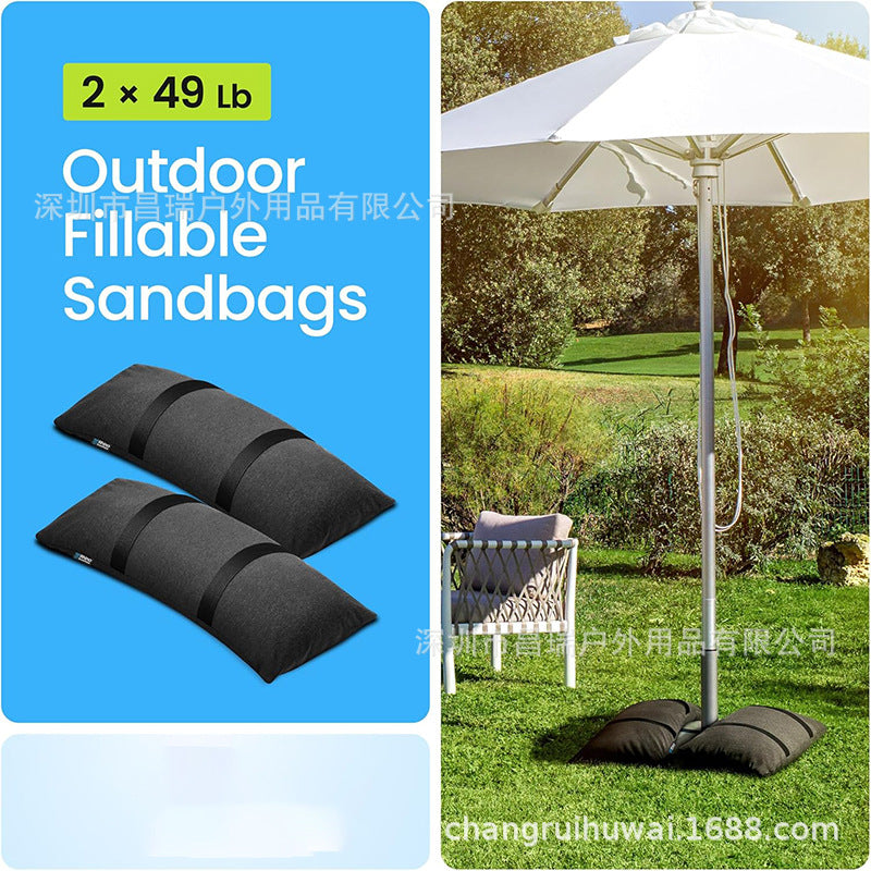 Refillable Tent Anti-Fall Sandbag Windproof Rain Dew Table Furniture Counterweight Sandbag Sunshade Fixed Sandbag