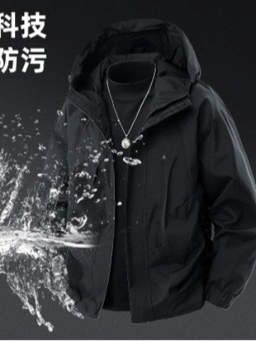 Handsome Outdoor New Jacket Men's and Women's Spring and Autumn Thin Mountaineering Clothing Sports Casual Jacket Men's Windproof Waterproof Men's