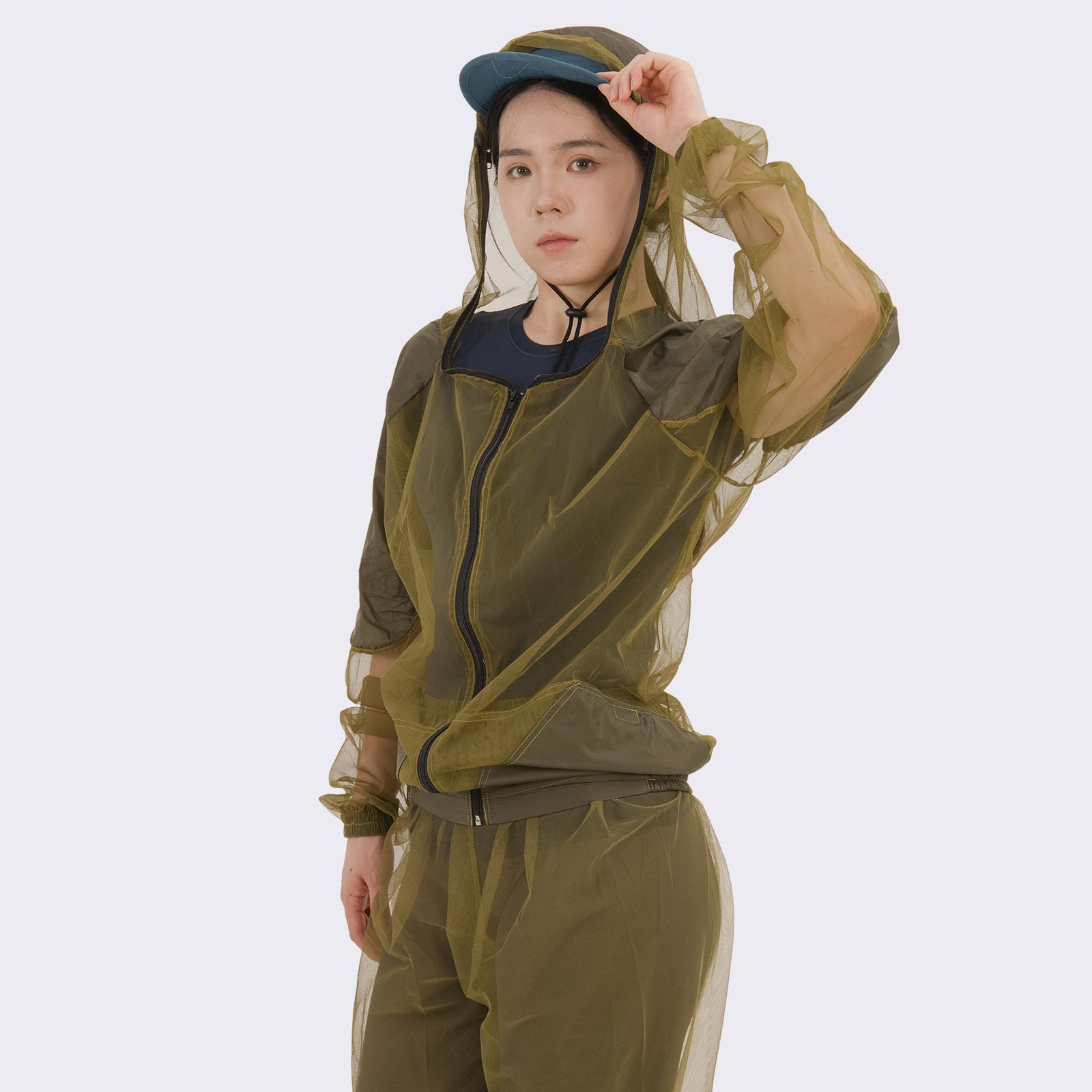 Jungle Adventure Wild Fishing Mesh Anti-Mosquito Clothing Outdoor Fishing Anti-Mosquito Suit Lightweight Breathable Summer Wild Fishing