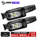 Headlight Super Bright Long Endurance Charging Head-Mounted Strong Light Induction Flashlight Led Night Fishing Lamp Endurance Lithium Battery