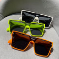 INS Style Sunglasses Men's Trendy Cool One-Piece 2024 New Sunglasses Women's Net Sunglasses Factory Direct Sales