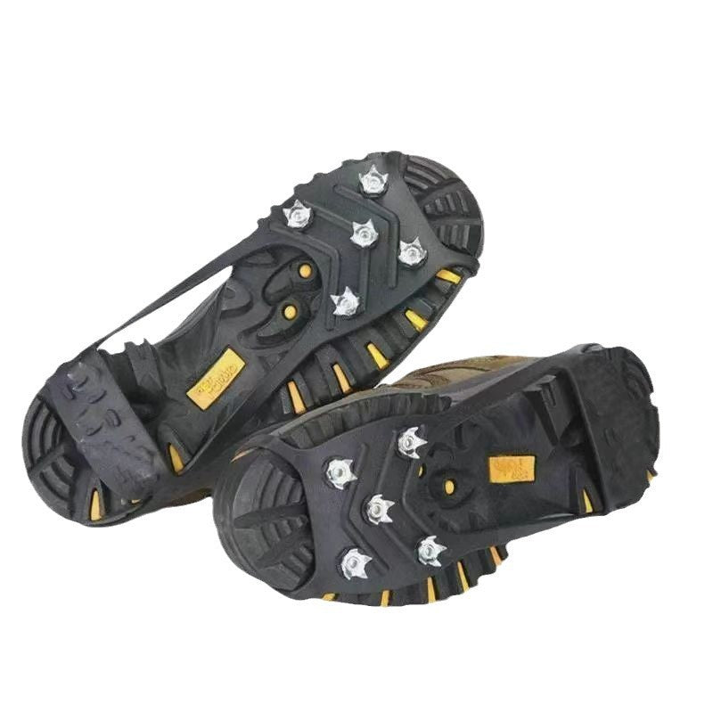 Ice Claw Non-Slip Shoe Cover Outdoor 8-Tooth Silicone Shoes Non-Slip Cover Mountaineering Shoes Non-Slip Cover Ice Claw Non-Slip Ice Claw