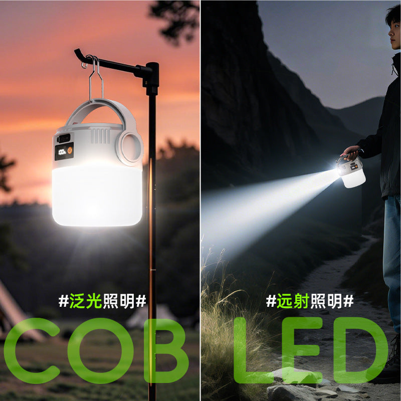 Solar Camping Light Outdoor Charging Camping Light LED Bulb Light Home Emergency Night Mayor Endurance Stall Light