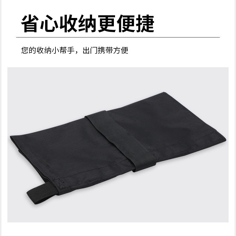 Factory Wholesale Tent Sandbag Stall Sunshade Oxford Cloth Sandbag Double Tube Outdoor Tent Windproof Black Sandbag
