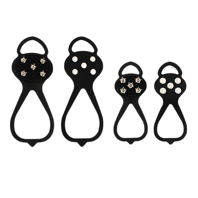 Outdoor Snow Five-Tooth Non-Slip Crampons Snow Mountaineering Non-Slip Shoe Cover Universal Ice Surface Fishing Professional Anti-Fall Shoe Cover