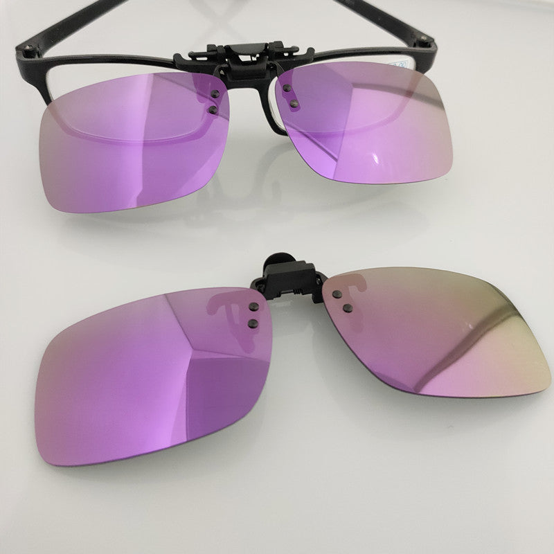 Polarized Glasses Clip Myopia Glasses Reading Glasses Sunglasses Sunglasses Hanging Glasses Flip Sun Protection Driving Clip