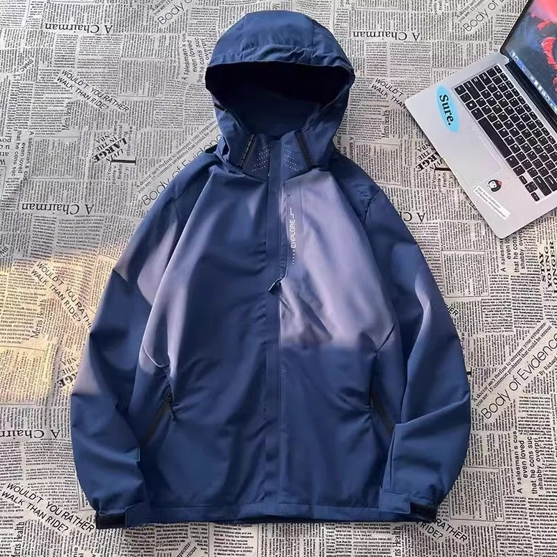 Men's Windproof Waterproof Outdoor Windbreaker Autumn and Winter Breathable Jacket Couple's Three-Proof Mountaineering Jacket