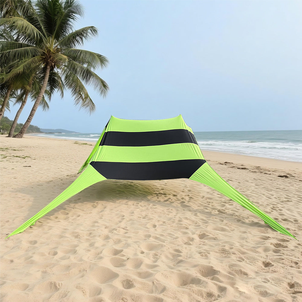 Cross-Border Factory Outdoor Beach Lycra Canopy Camping Tent Sunshade Canopy Anti-DDoS Ride Pergola Fishing Tent