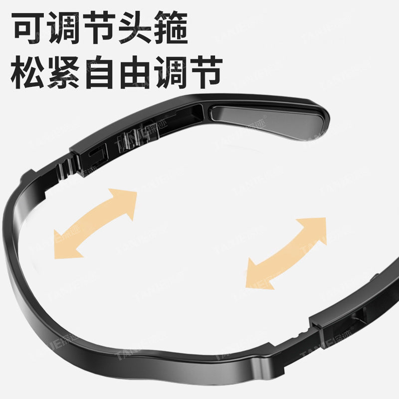 New Ear-Mounted Headlight Strong Light Super Bright Charging Outdoor Mountaineering Fishing Special Endurance Super Long Induction Head-Mounted