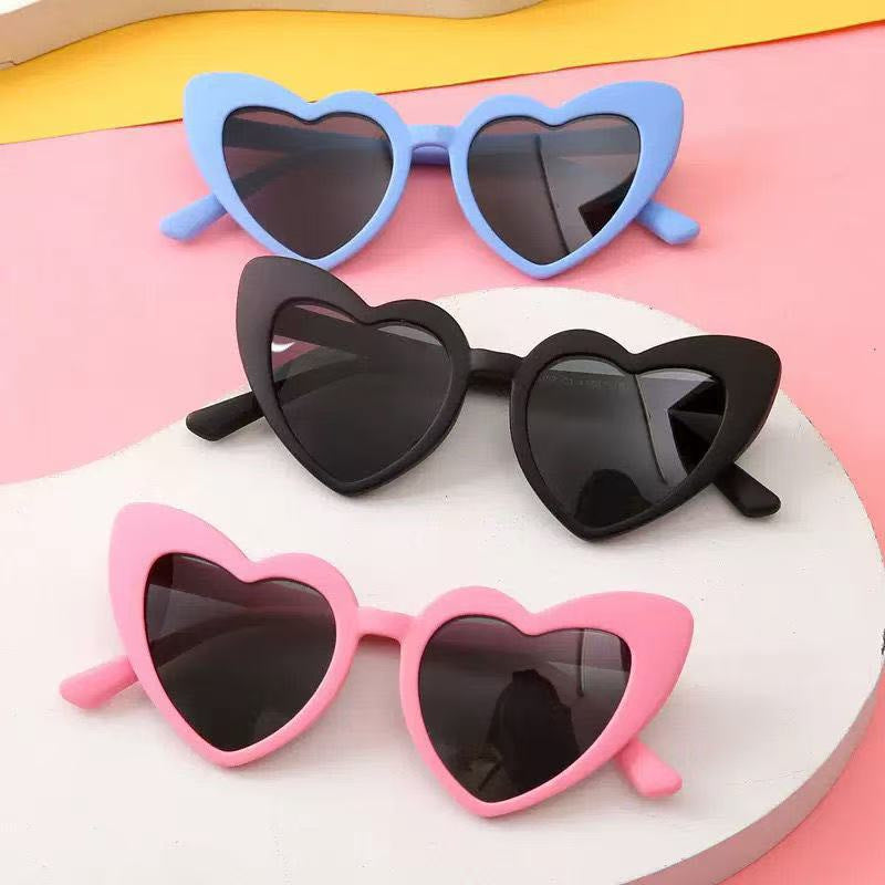 New Peach Heart Sunglasses European and American Cross-Border Party Love Glasses Fashion All-Match Personality Special-Shaped Sun Protection Sunglasses