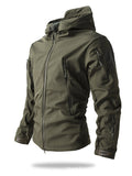 Outdoor Soft Shell Fleece Men's and Women's Autumn and Winter Windproof Waterproof Breathable Warm Three-in-One Coat Shark Leather Jacket Jacket