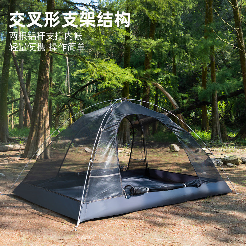 Explorer Aluminum Pole Pro Single Double Hiking Climbing Tent Ultralight Outdoor Camping Camping Rainproof Tent