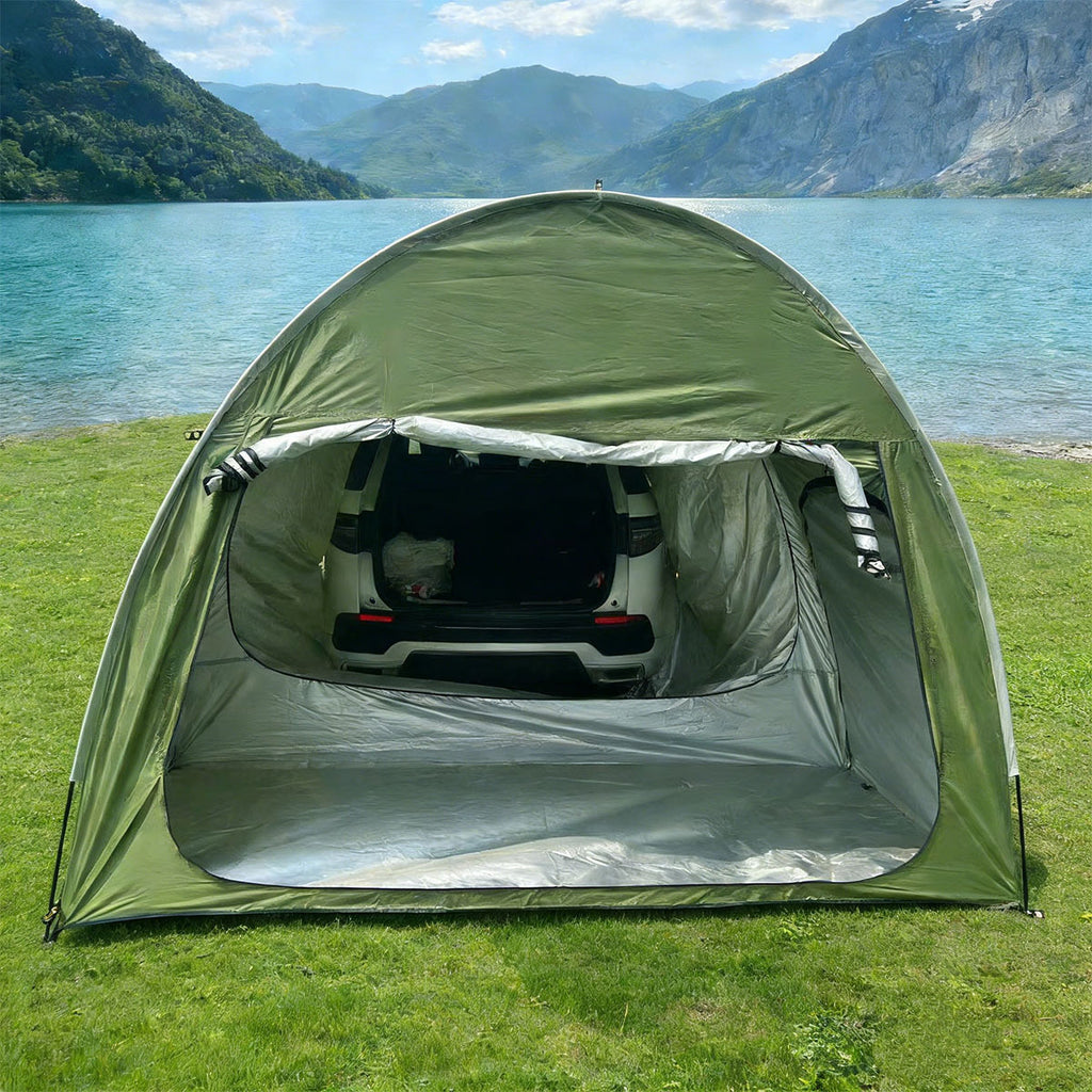 Upgraded Blowing Air Conditioning SUV Tent Outdoor Rear Tent Sun-Proof Rain-Proof Windproof Car Tail Integrated Portable Tent