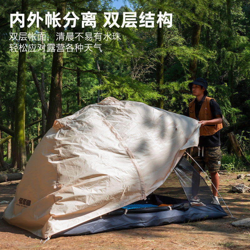 Explorer Aluminum Pole Pro Single Double Hiking Climbing Tent Ultralight Outdoor Camping Camping Rainproof Tent