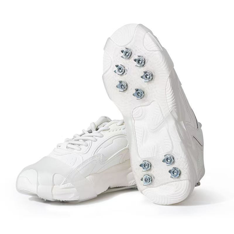 Outdoor Mountaineering Non-Slip Crampons 10 Teeth Spikes Shoe Cover Snow Road Anti-Fall Anti-Fall Artifact Hiking Ice Surface Snow Claw