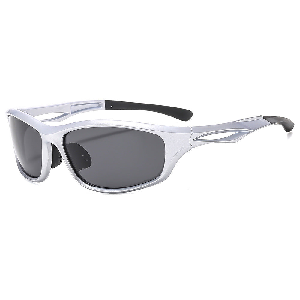 Cross-Border New Sports Polarized Sunglasses Men's European and American Ins Windproof Sunglasses Outdoor Riding Glasses UV-Proof