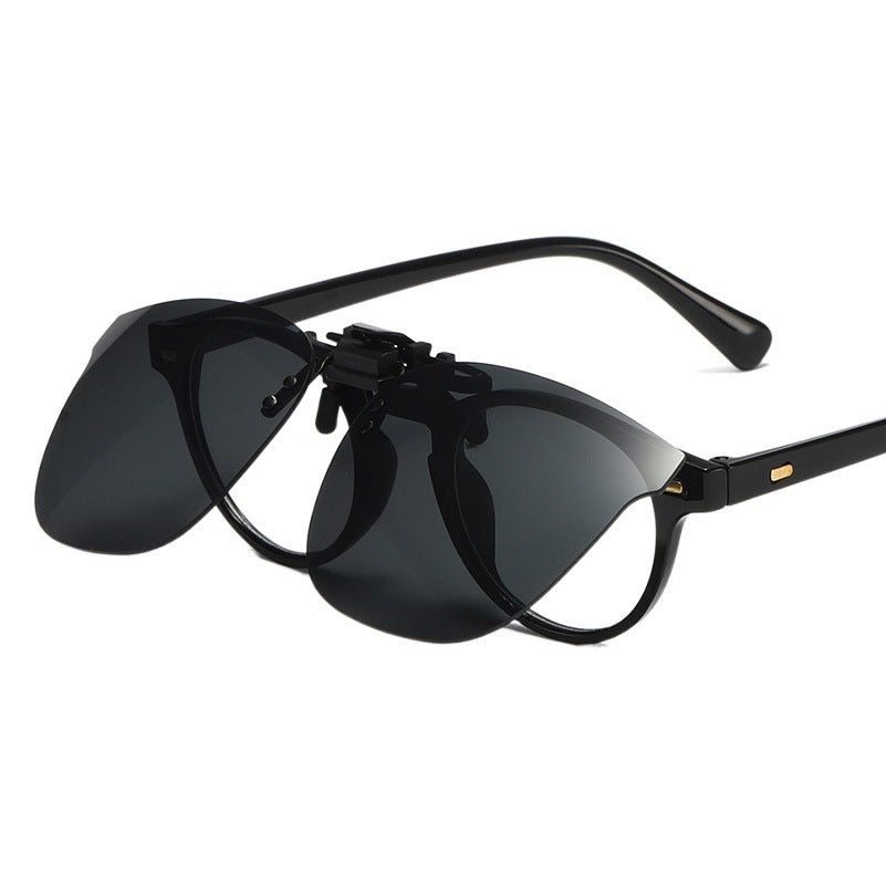 PC Explosion-Proof Fashion Sunglasses Clip Myopia Sunglasses Driver Glasses Clip Driving Night Vision Goggles Wholesale