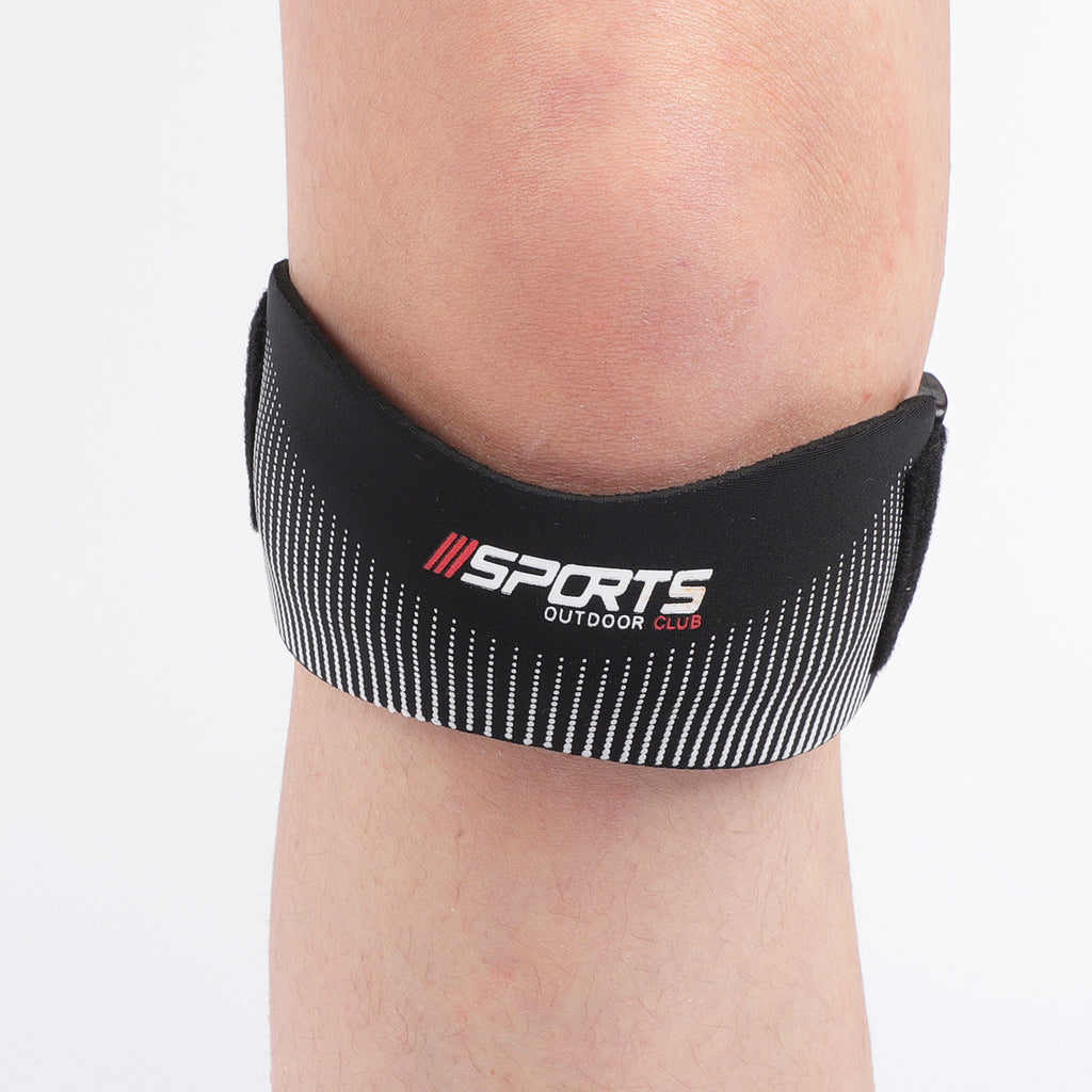 Outdoor Sports Kneecap with Anti-Slip Silicone Shock-Absorbing Kneecap Cover Joint Protection Men and Women Breathable Sports Protective Gear